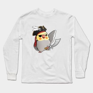 Pirate Cockatiel Long Sleeve T-Shirt